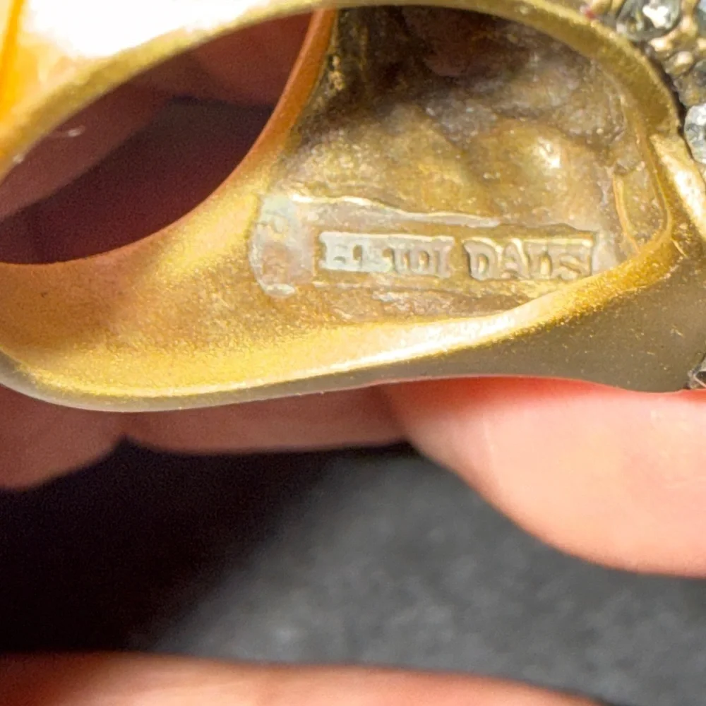 Preloved Heidi Daus Firget me Knot gold tone ring - Picture 4 of 7